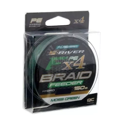 Шнур Flagman S-River PE Braid Hybrid F4 Feeder 150м Moss Green