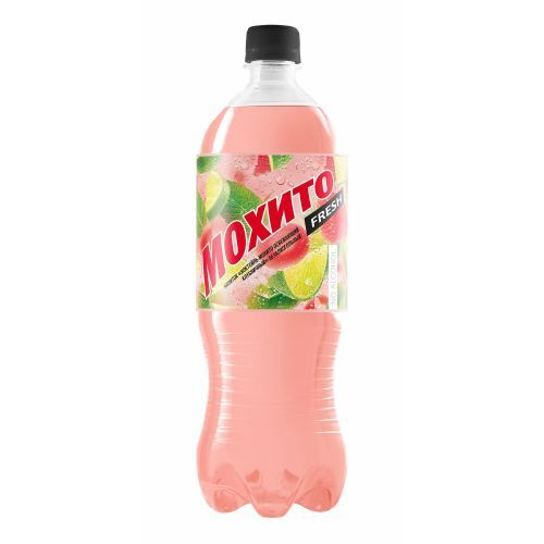 Газированный напиток "Очаково" Коктейль Мохито клубничный 1 л