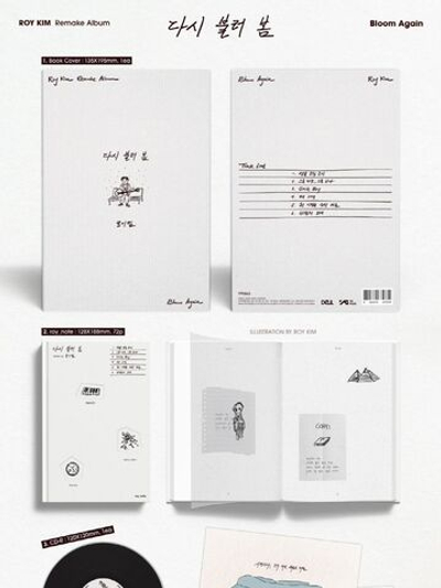(ПРЕДЗАКАЗ) Альбом ROY KIM - BLOOM AGAIN 1st Remake Album