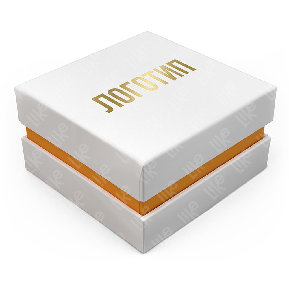 Компактный картонный футляр серии «Степ» под кольцо.