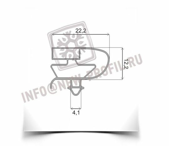 Уплотнитель для стола охлаждаемого SNE 12/TN распашная дверь 410*430 мм (006)