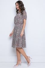 Платье Стильный шифон (латте) Diolche (Акция)