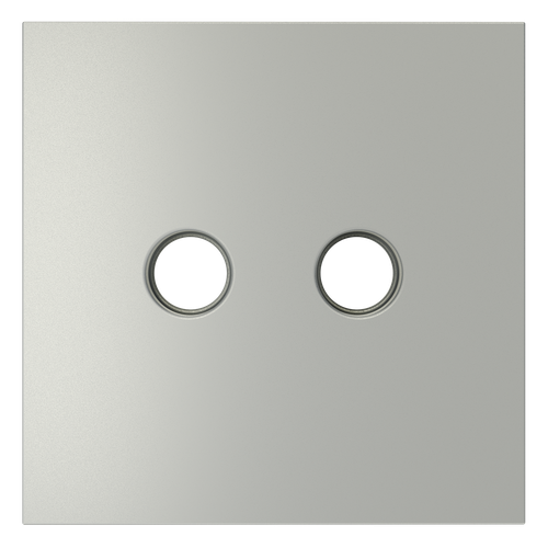 Накладка для розетки телевизионной оконечной TV+SAT, S70 (сталь)