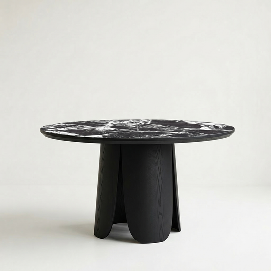 Дизайнерский стол BLOSSOM CERAMIC black