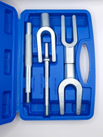 Съемник шаровых опор вилочного типа и рулевых тяг, вилка (5 предметов). Набор вилочных съемников шаровых соединений