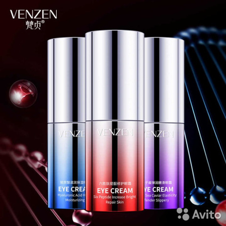 Крем-лифтинг Venzen вокруг глаз с экстр. черной икры, 30 гр