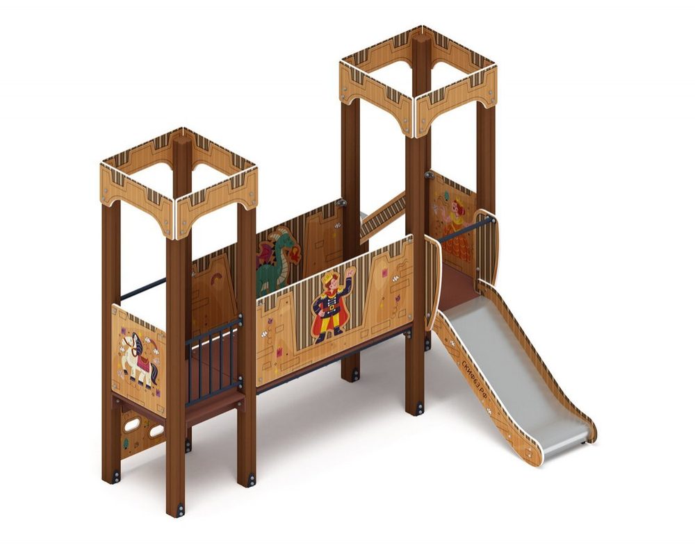 Детский игровой комплекс Королевство (Картонное) ДИК 1.15.02-12 H=750
