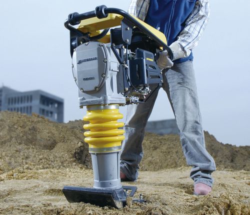 Вибротрамбовка бензиновая Masterpac PMR70H - [70 кг / 13 кН / Honda GXR120]