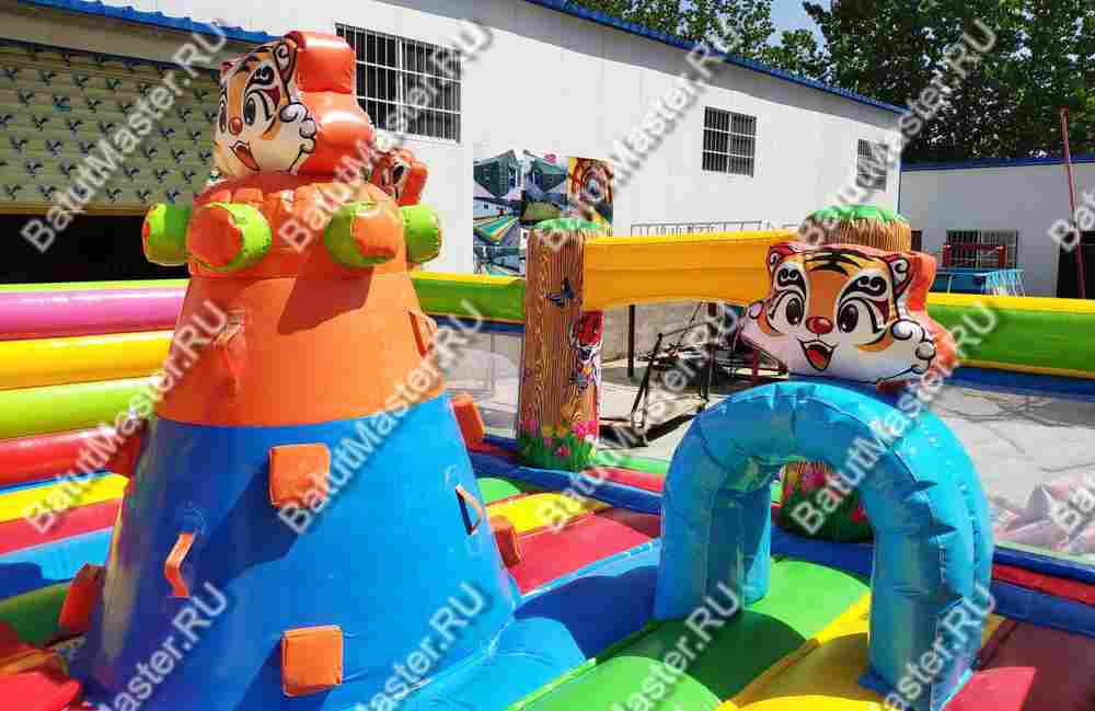 Коммерческий батут "Тигриная страна 2" 9,5*6*5,8 м