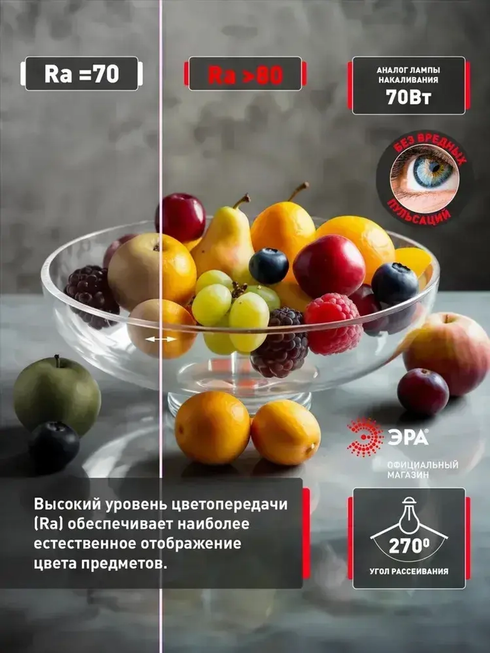 Лампочка светодиодная ЭРА LED E14 10 Вт B35 свеча 2700К теплый белый свет набор 10 штук