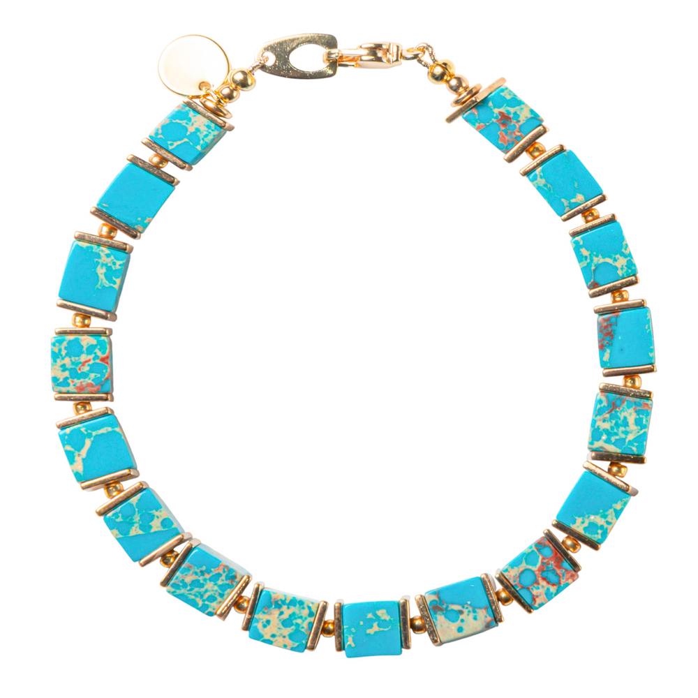 Браслет "КУБ" turquoise