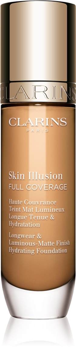 Clarins Skin Illusion Hydrating Foundation - Тональная основа с высокой степенью покрытия оттенок 112C, 30 ml