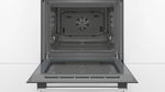 Электрический духовой шкаф Bosch HBF534ES0Q, гриль, конвекция, самоочистка EcoClean, нержавеющая сталь/черный