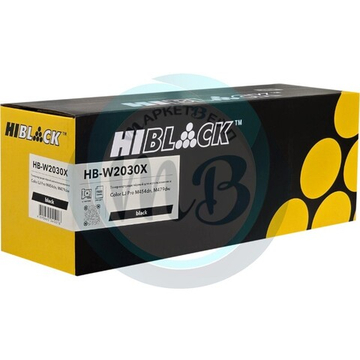Тонер-картридж Hi-Black (HB-W2030X) для HP Color LaserJet Pro M454dn/M479dw, №415X, Black, 7,5K