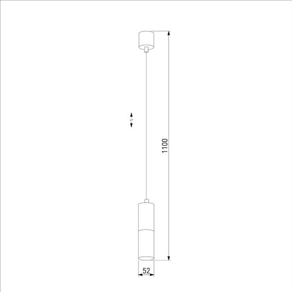 Подвесной светильник TK Lighting 4366 Elit Black