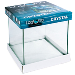 Аквариум Crystal, черный, 18л, 250*250*300мм, Laguna
