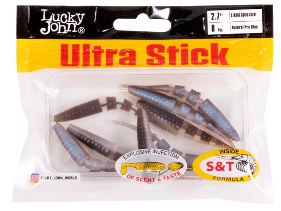 Слаги съедобные LJ Pro Series ULTRA STICK 2,7in (6,8 см), цв. T46, 8 шт.