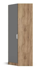 Шкаф Босс Угловой -1Д Крафт табачный + Серый графит (последний экземпляр)