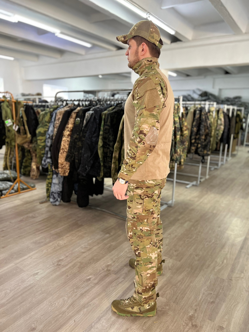 Тактический костюм G3 с защитой локтей и коленей / мультикам