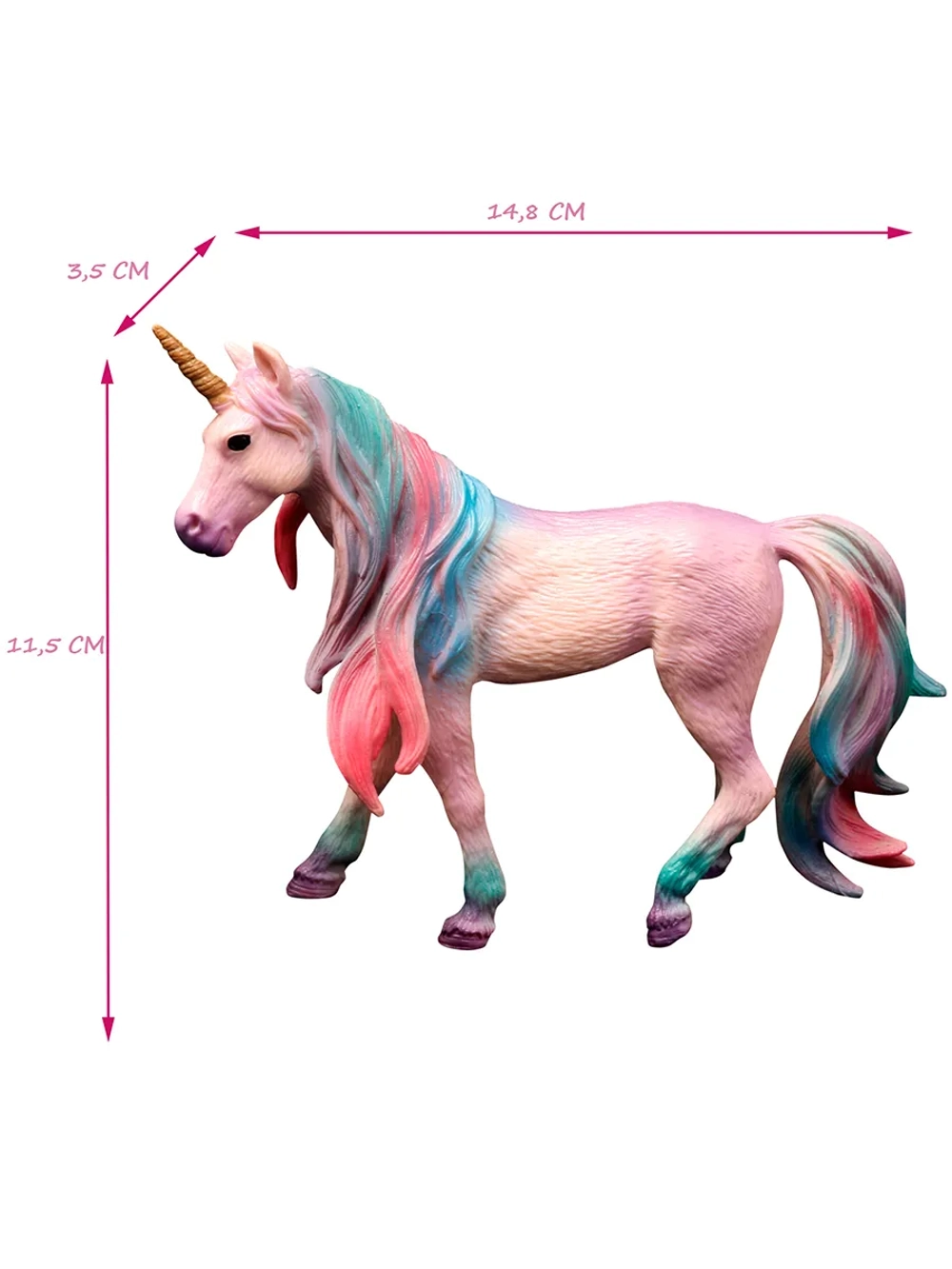 Набор фигурок животных Мир фэнтези Семья фиолетовых единорогов 2 шт