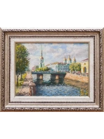 Картина маслом "Никольский собор" Галатов