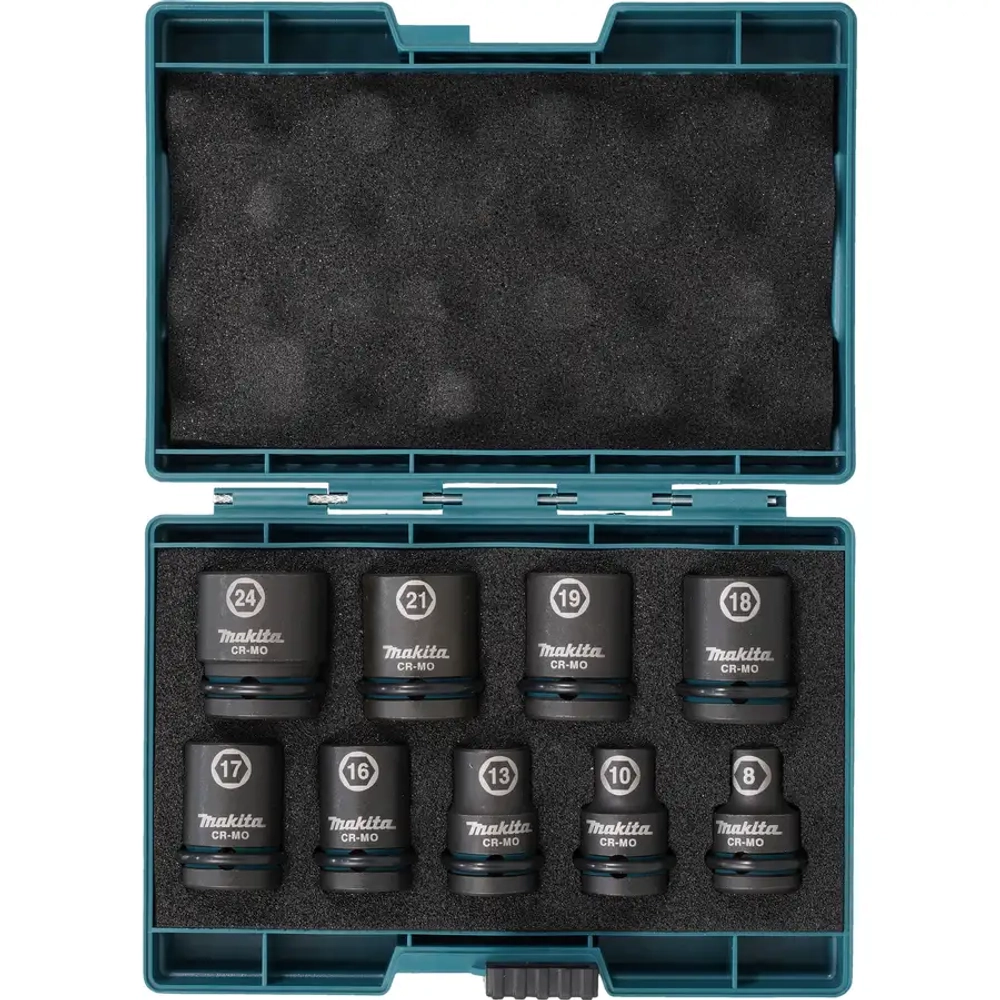 Набор ударных торцовых головок Impact Black Makita E-16564