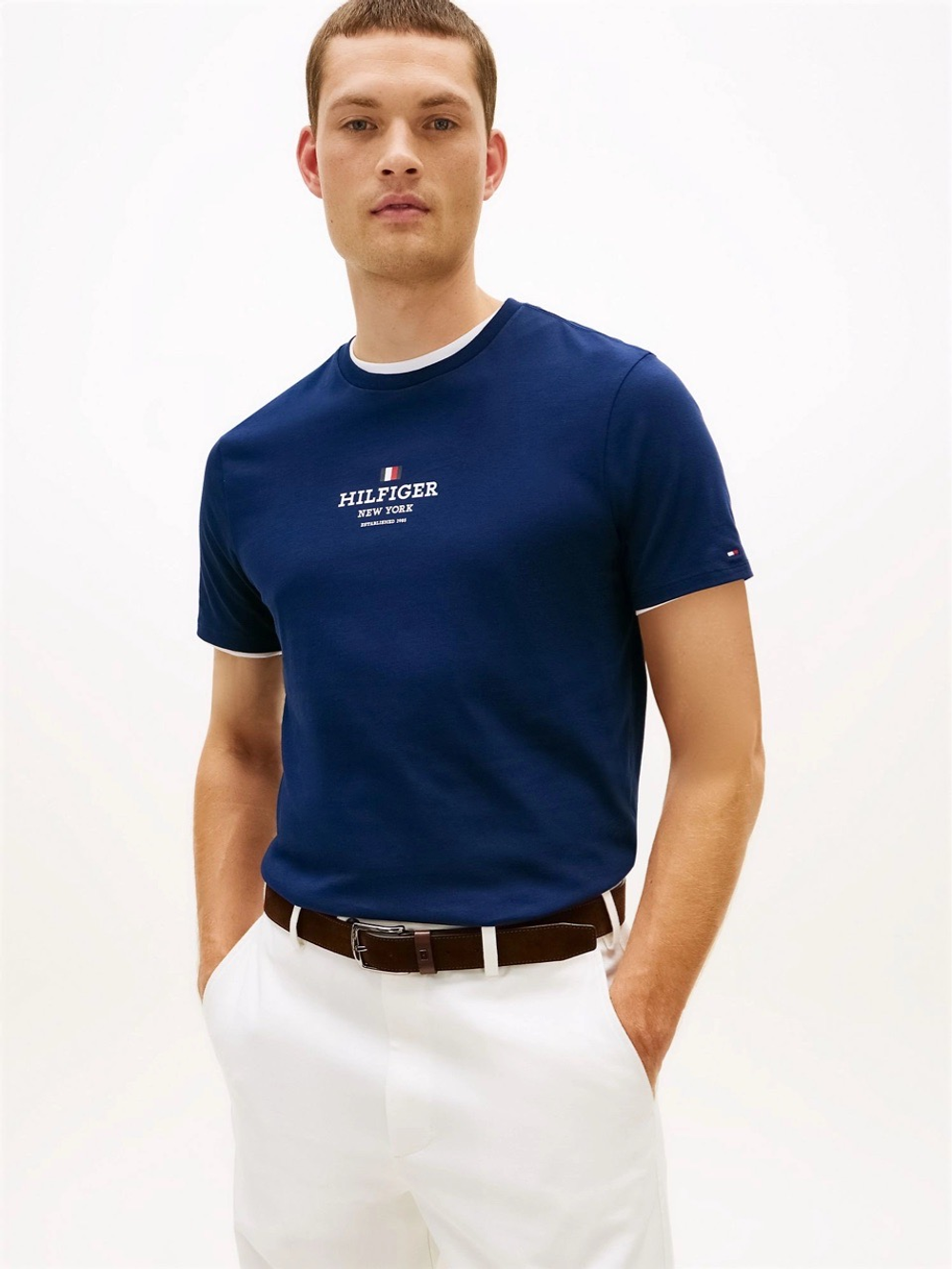 Футболка Tommy Hilfiger Hilfiger Logo Light Navy