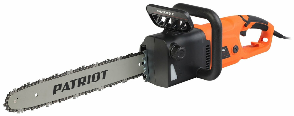 Пила цепная электрическая PATRIOT ES, 2000Вт, шаг цепи 3/8", длина шины 40см, плавный пуск