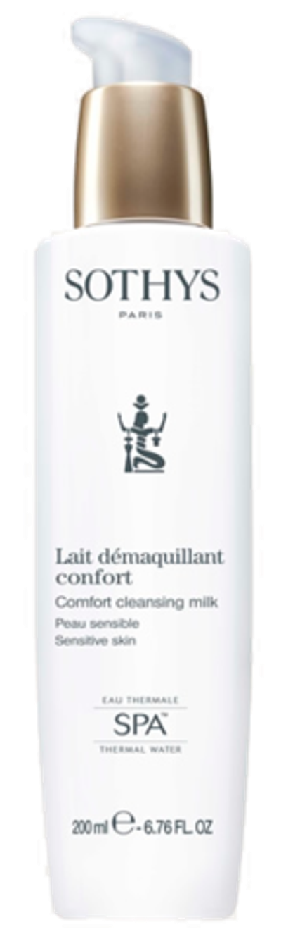 SOTHYS(СОТИС) Очищающее молочко для чувствительной кожи с экстрактом хлопка и термальной воды 200 мл