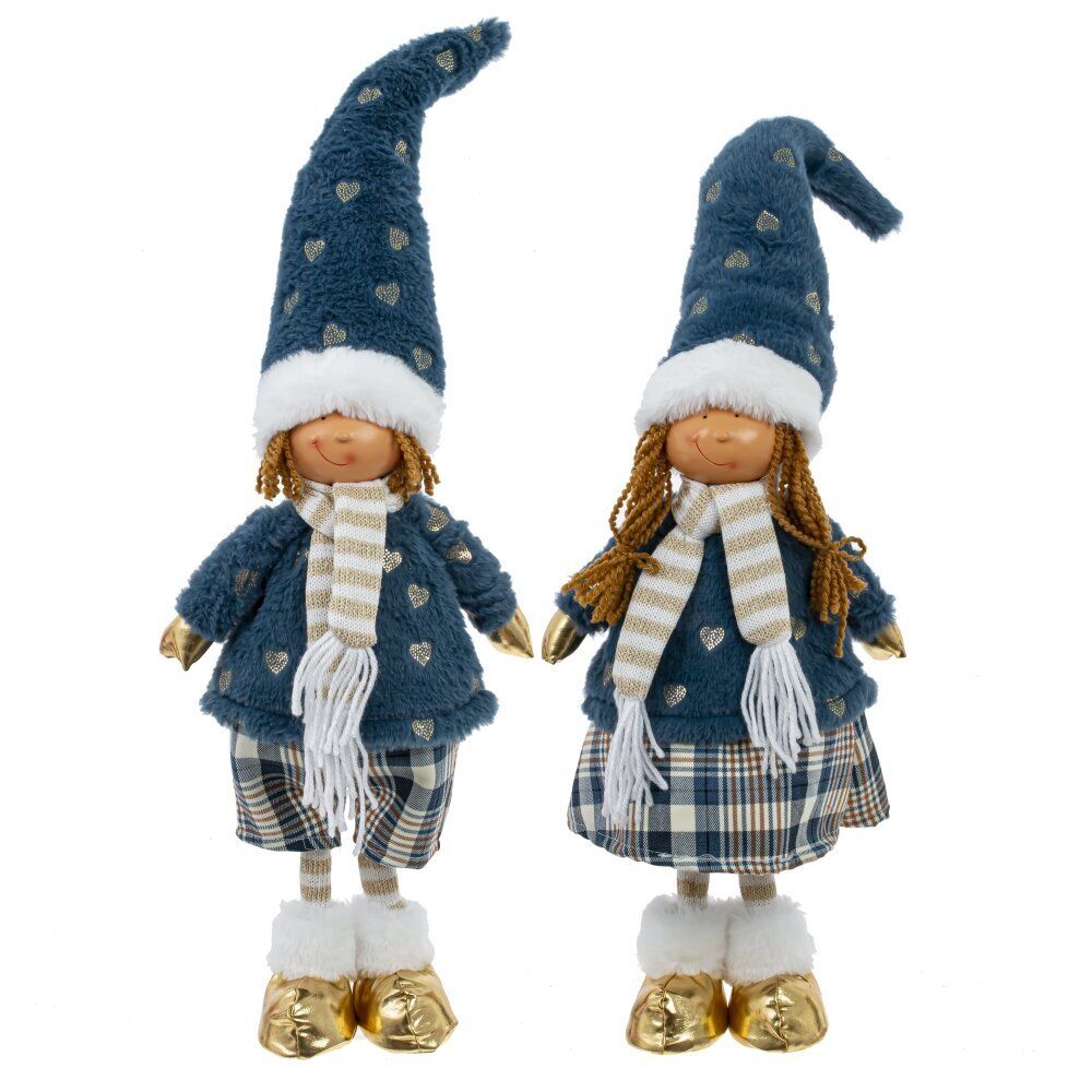 GAEM Игрушка набивная "Мальчик, Девочка", L20 W12 H66/41 см, 2в.