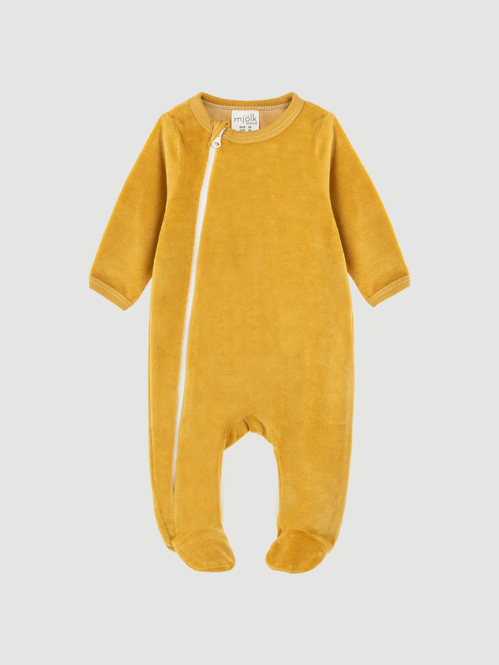 Велюровый комбинезон Mjölk Mustard
