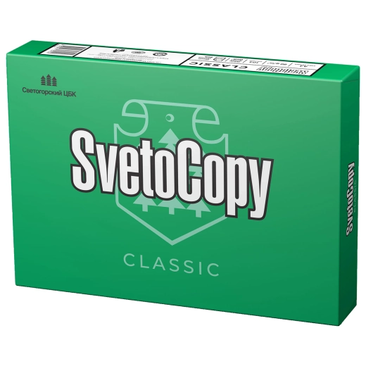 Бумага офисная А4, 80 г/м2, 500 л., марка С, SVETOCOPY CLASSIC, Россия