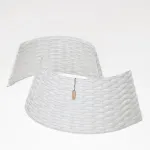 Корзина под елку, разборная "Прованс" белая