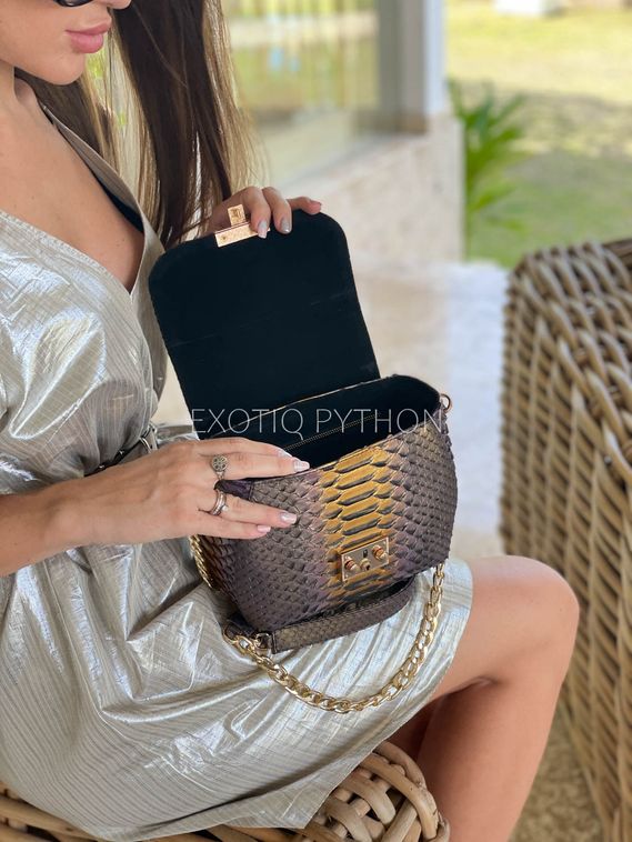 Сумка из кожи питона BG-437