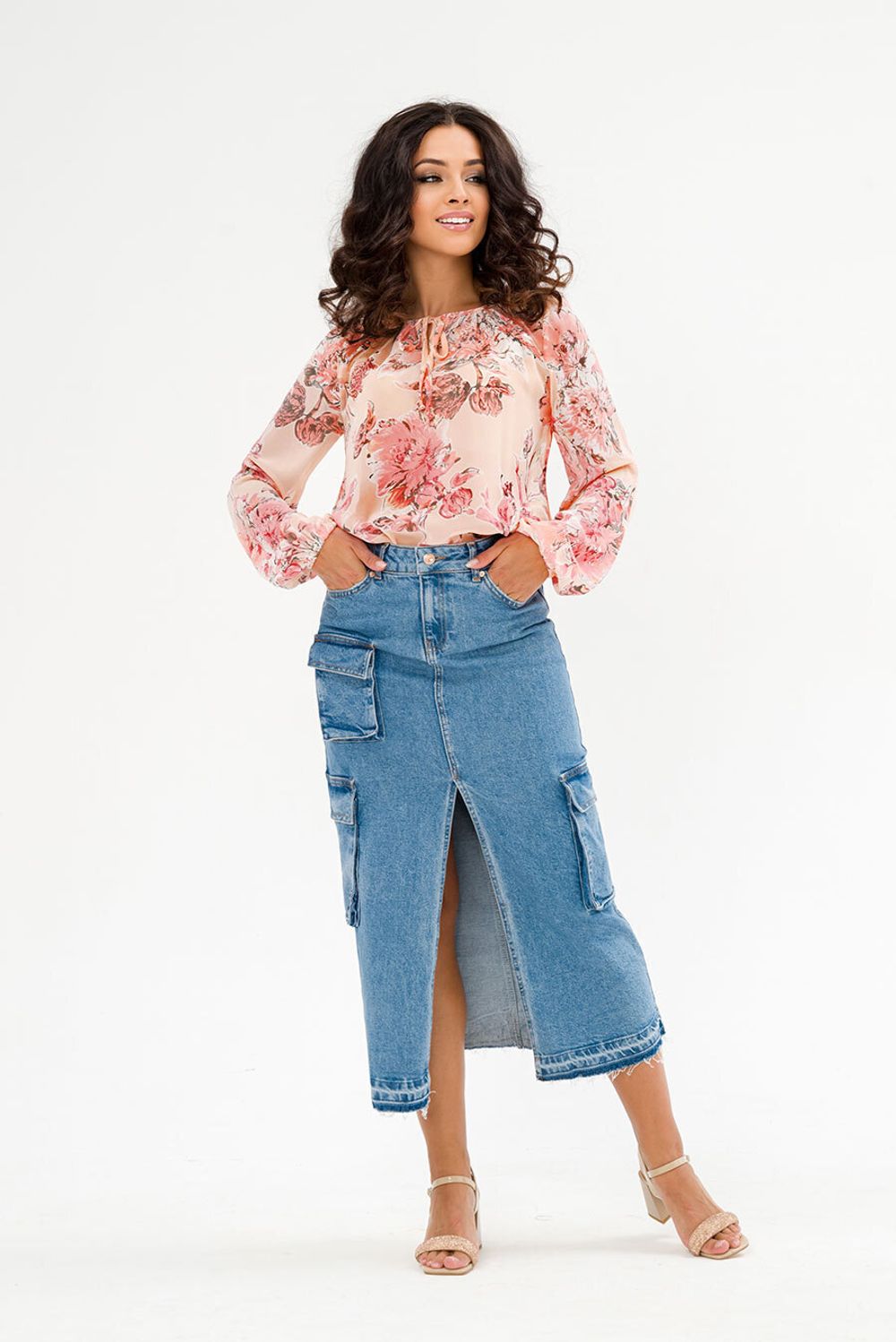 Туника Дорис (46-56) Serenada персиковый (Акция)