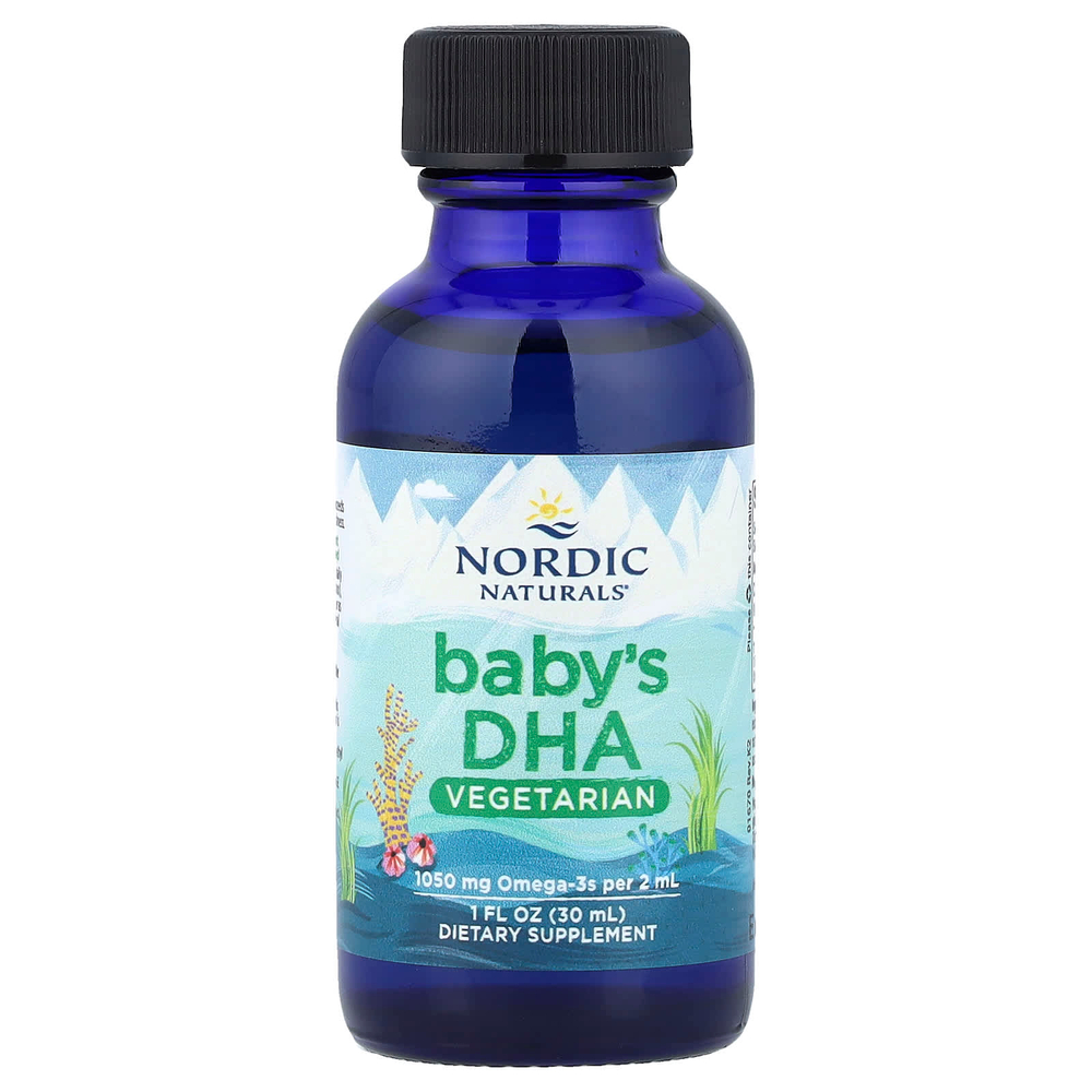 Nordic Naturals, вегетарианская ДГК для детей, 1050 мг, 30 мл (1 жидк. унция)