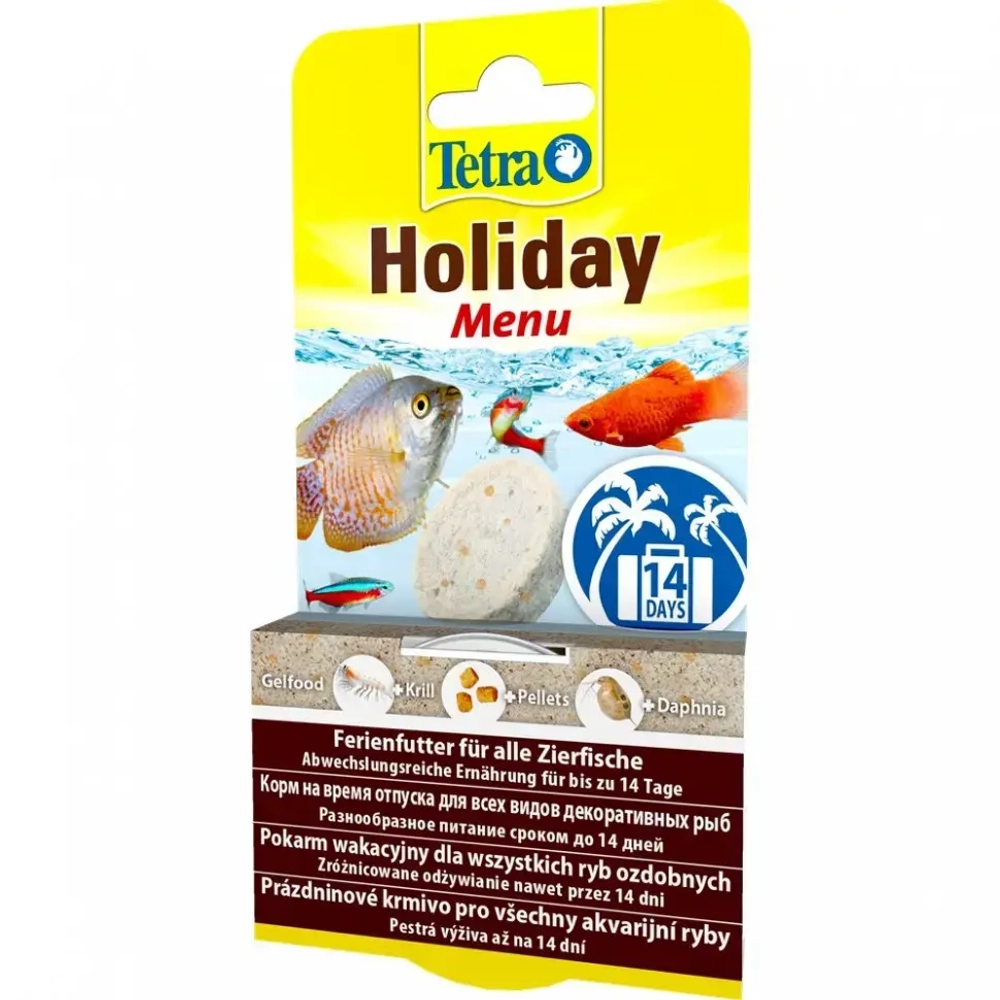 Tetramin holiday menu корм желе для рыб на 14 дней - 30 г