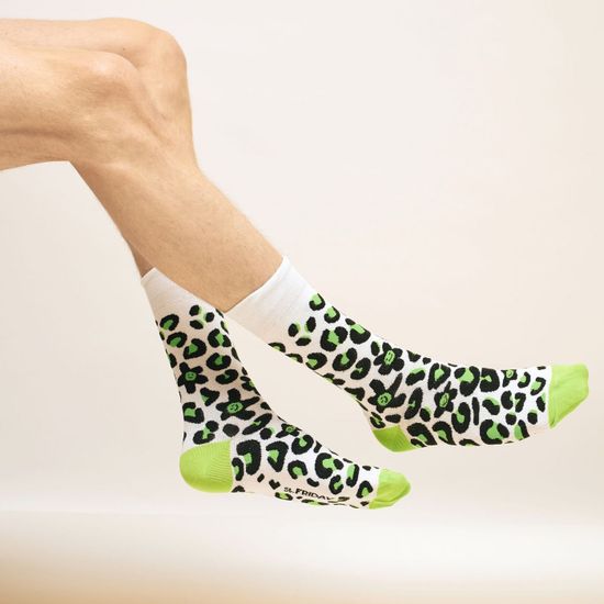 Носки st.Friday Леопард, который объелся мятного мороженого