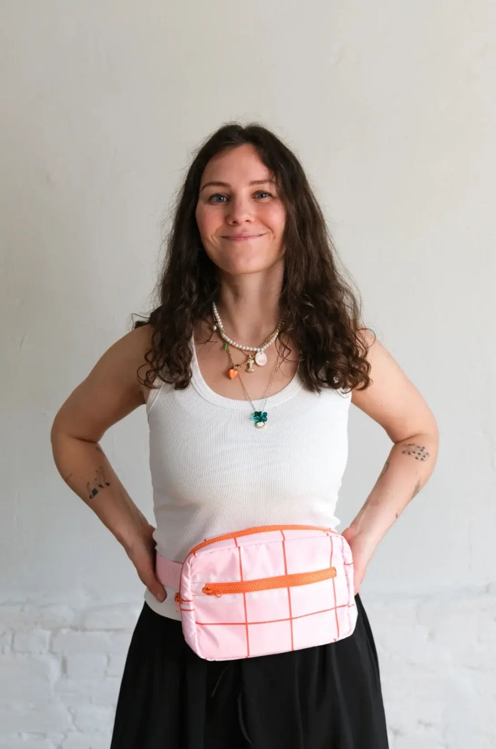 Сумка Aika Bags Поясная мини клетка