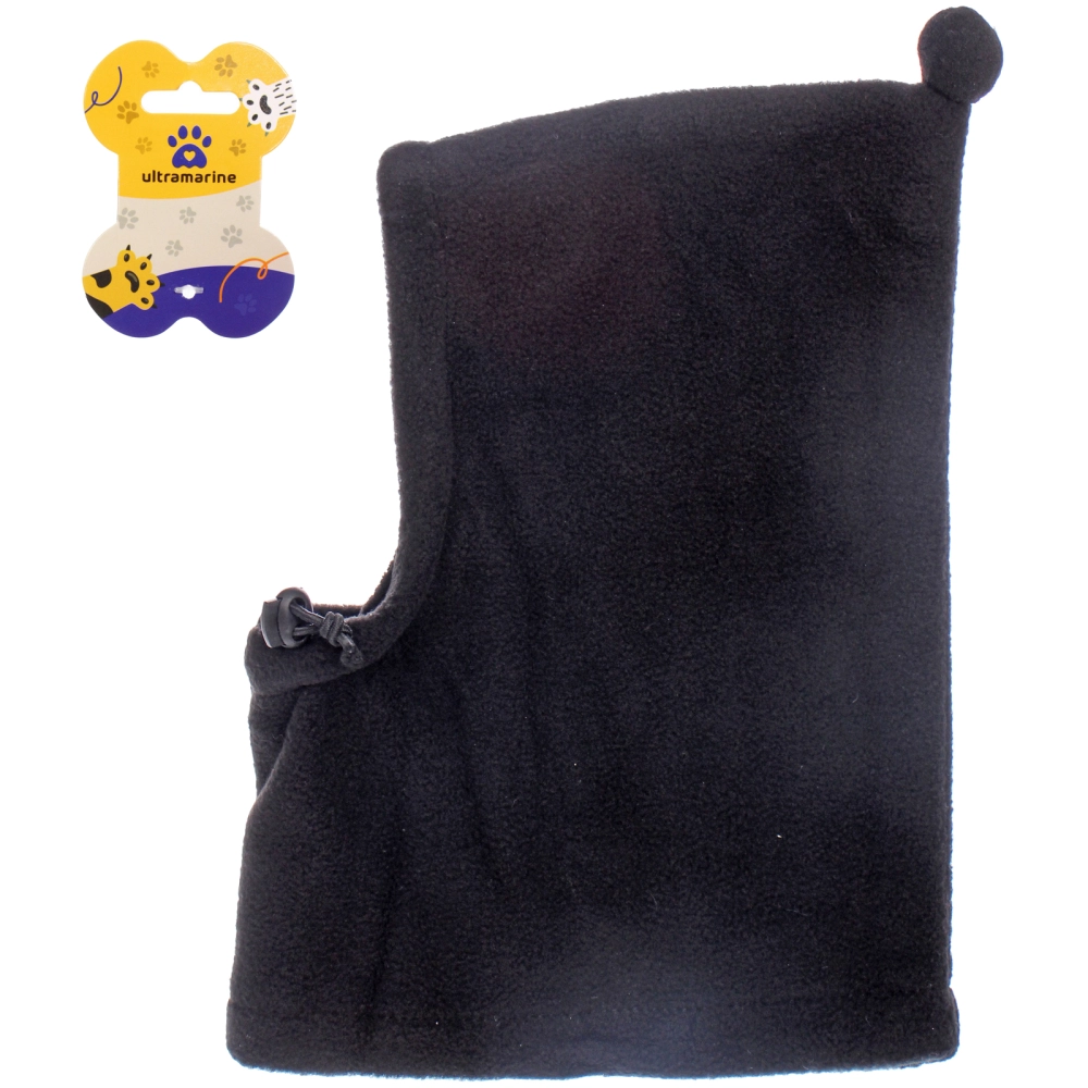 Шапка для собак и кошек «МОДНЫЙ БРО», цвет чёрный, р L