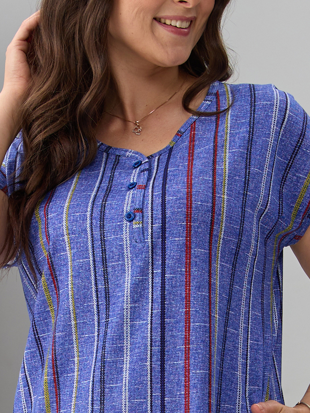 Туника Т-014/рогожкавасилек-цепочка