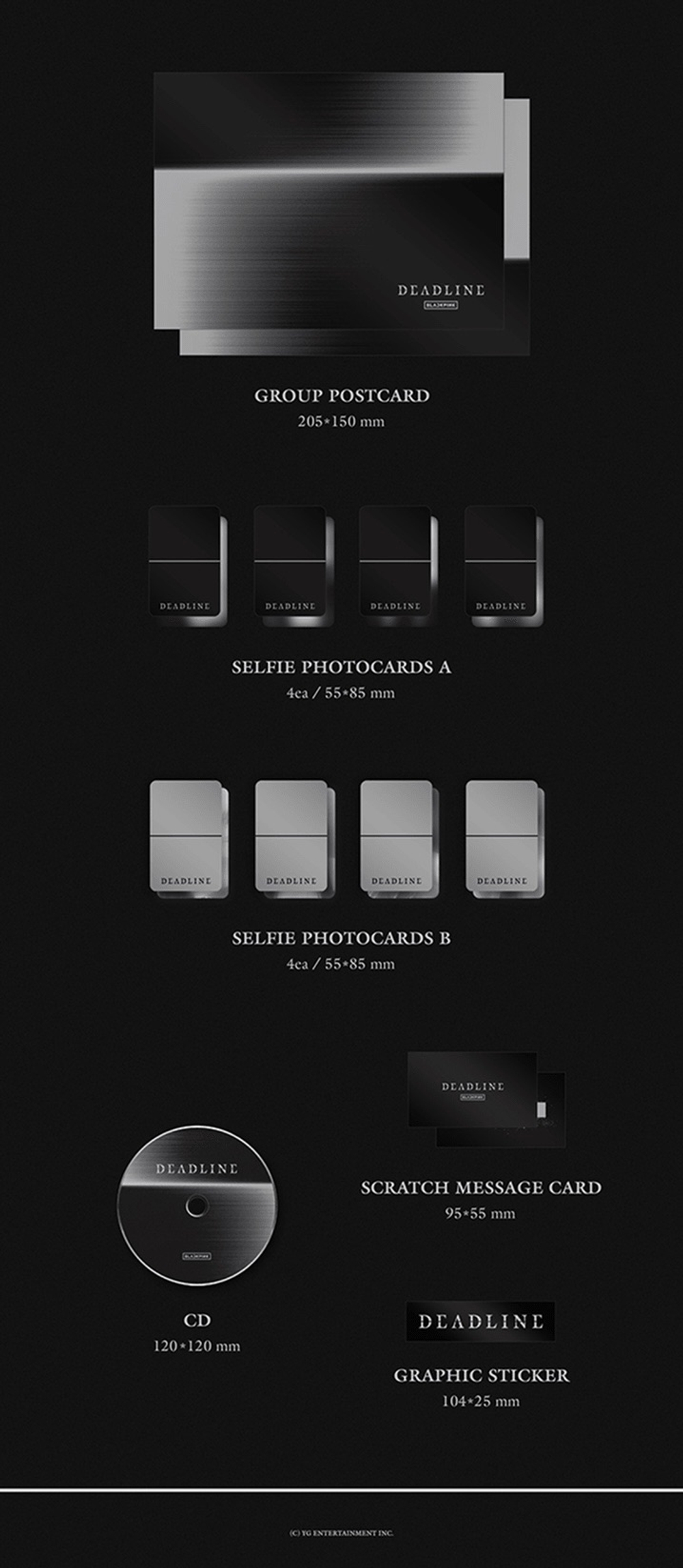 Альбом BLACKPINK - DEADLINE (GRAY Ver.)