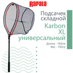 Подсачек для рыбалки Karbon Fresh & Salt рабочая длина 256см