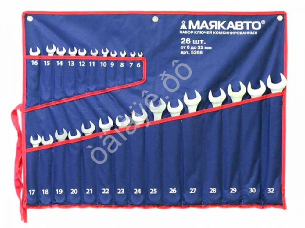 Набор ключей комбинированных 26пр.(6-36мм) в сумке МАЯКАВТО™ 5268