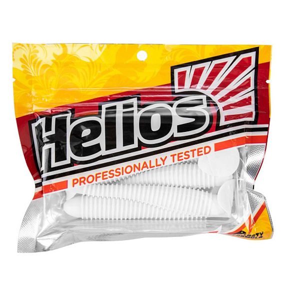 Виброхвост Catcher 3,55'/9 см White 5шт. (HS-2-001) Helios