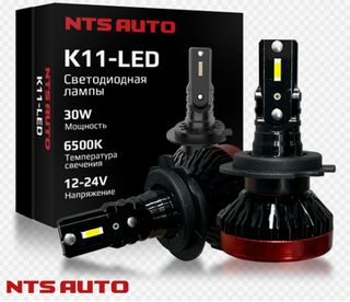 Автолампа LED  МИНИ НB4 (9006) к-т (радиатор) NTS K11 (COB) (K11-НB4-COB)