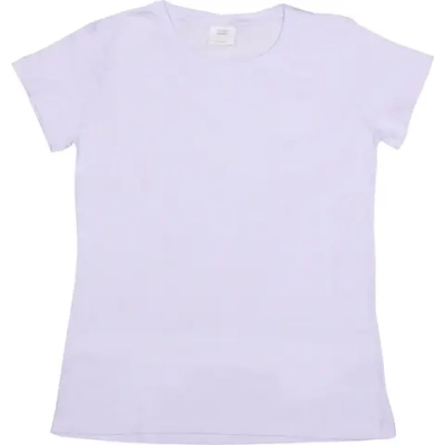 Футболка женская однотонная, белый цвет, р-р 42