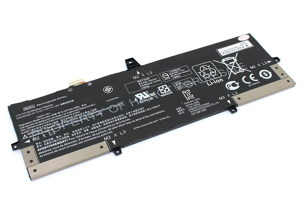 Аккумуляторная батарея для ноутбука HP Elitebook X360 1030 G3 (BM04XL) 7.7V 56.2Wh