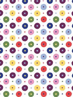 Простынь Сказка "Конфетти" 240х215 см, перкаль