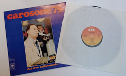 Винтажная виниловая пластинка LP Renato Carosone Carosone 75 Dal Vivo Alla Bussola (Italy 1975)